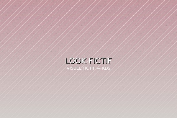 Visuel fictif d'un look coiffure